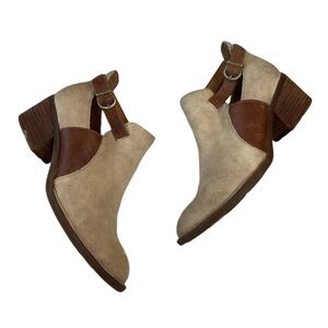 Born carin suede heeled ankle boots